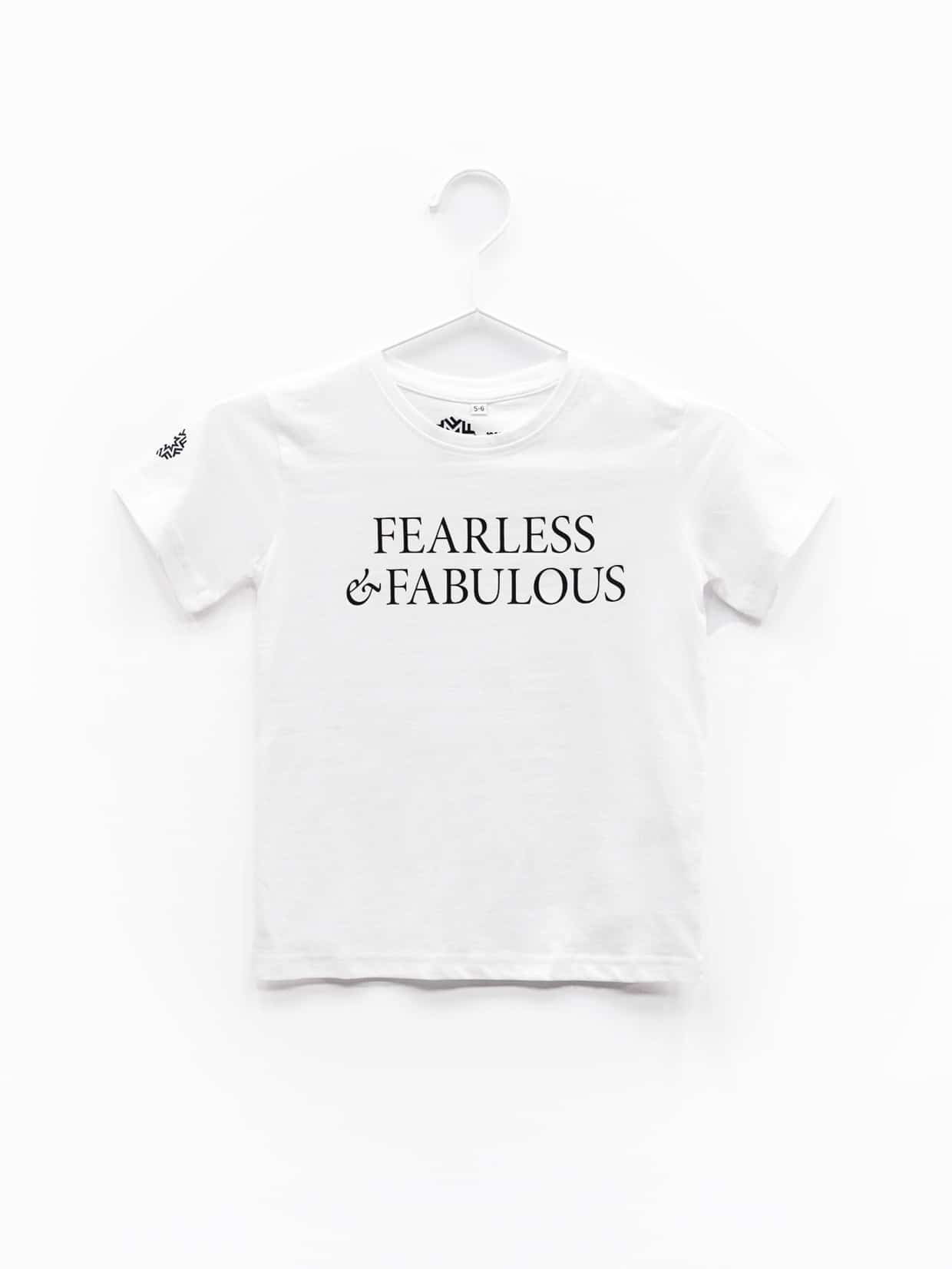 Laste T-särk Fearless and Fabulous