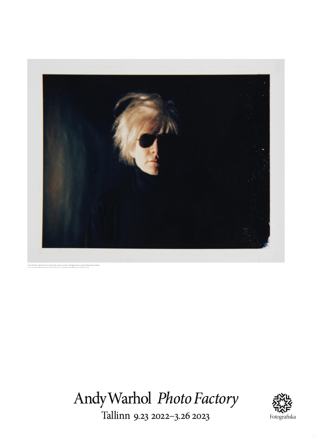 Andy Warhol, Self-Portrait in Fright Wig #6968